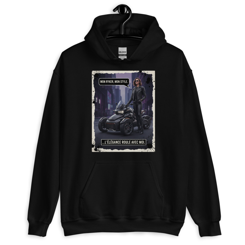Hoodie femme Mon ryker mon style