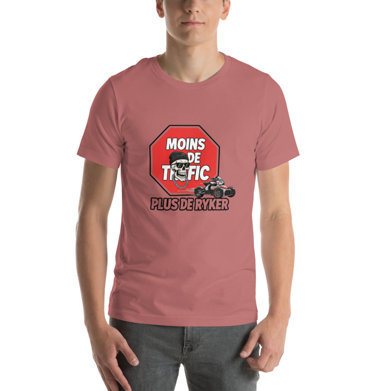 Tee-shirt unisex Moins de traffic
