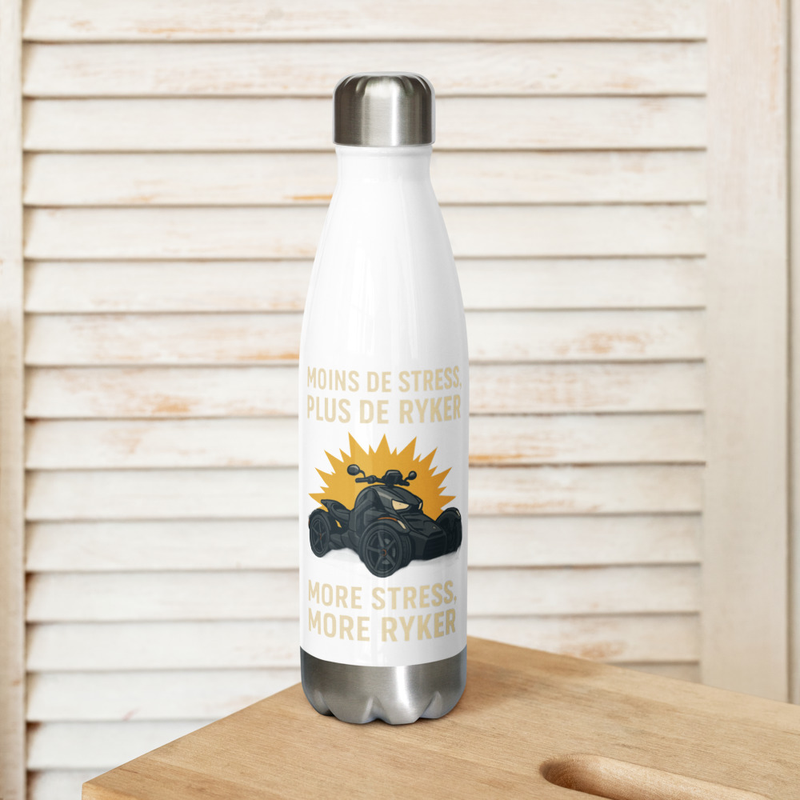 Bouteille en acier inoxydable Moins de stress