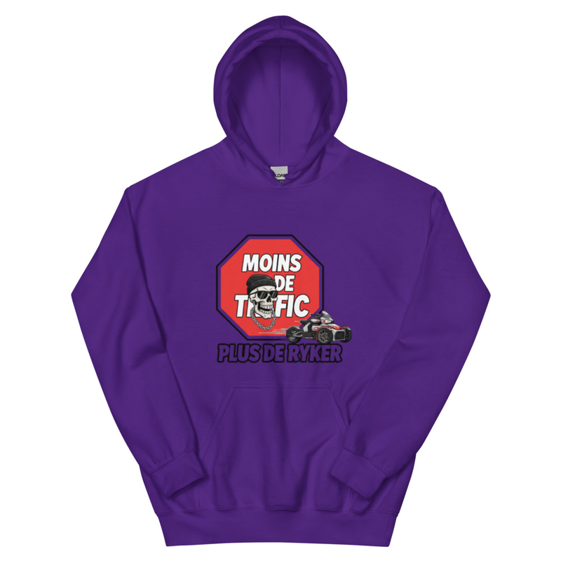 Hoodie Unisex Moins de traffic