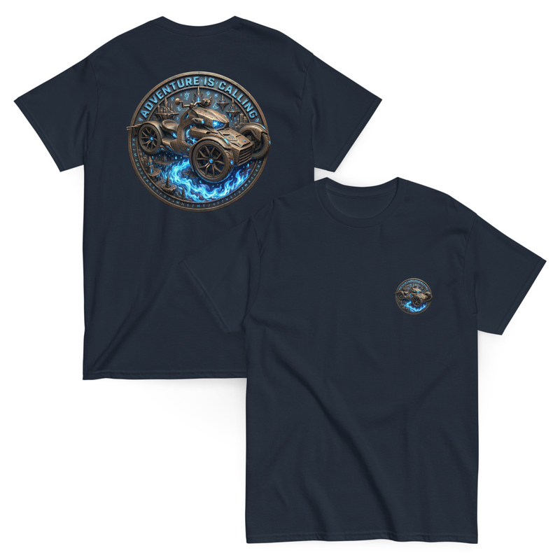 T-shirt unisexe adventure is calling - can am ryker