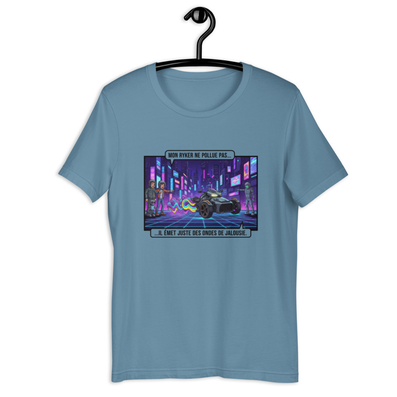 Tee-shirt unisex Mon ryker ne pollue pas