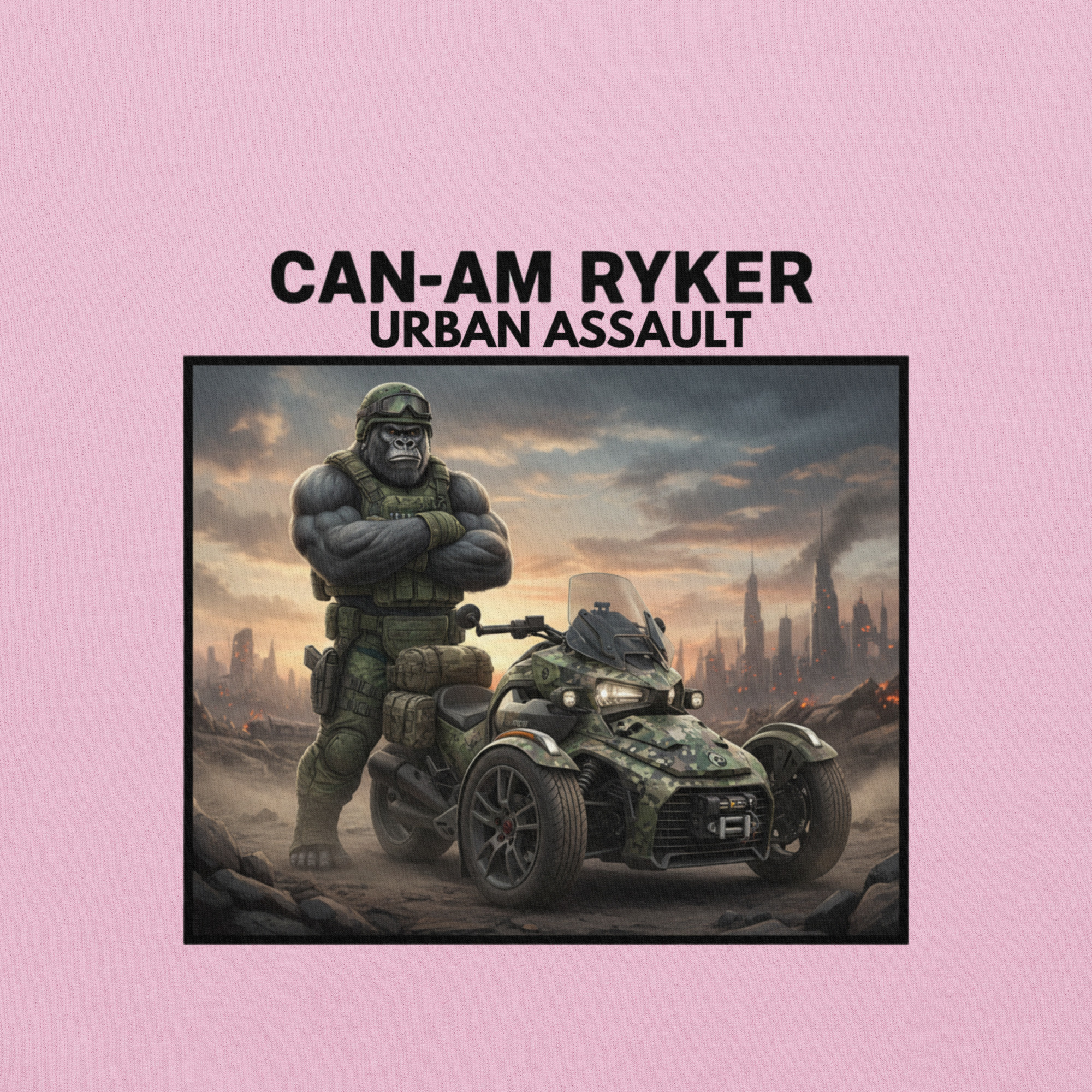 Hoodie Unisex Urban assault