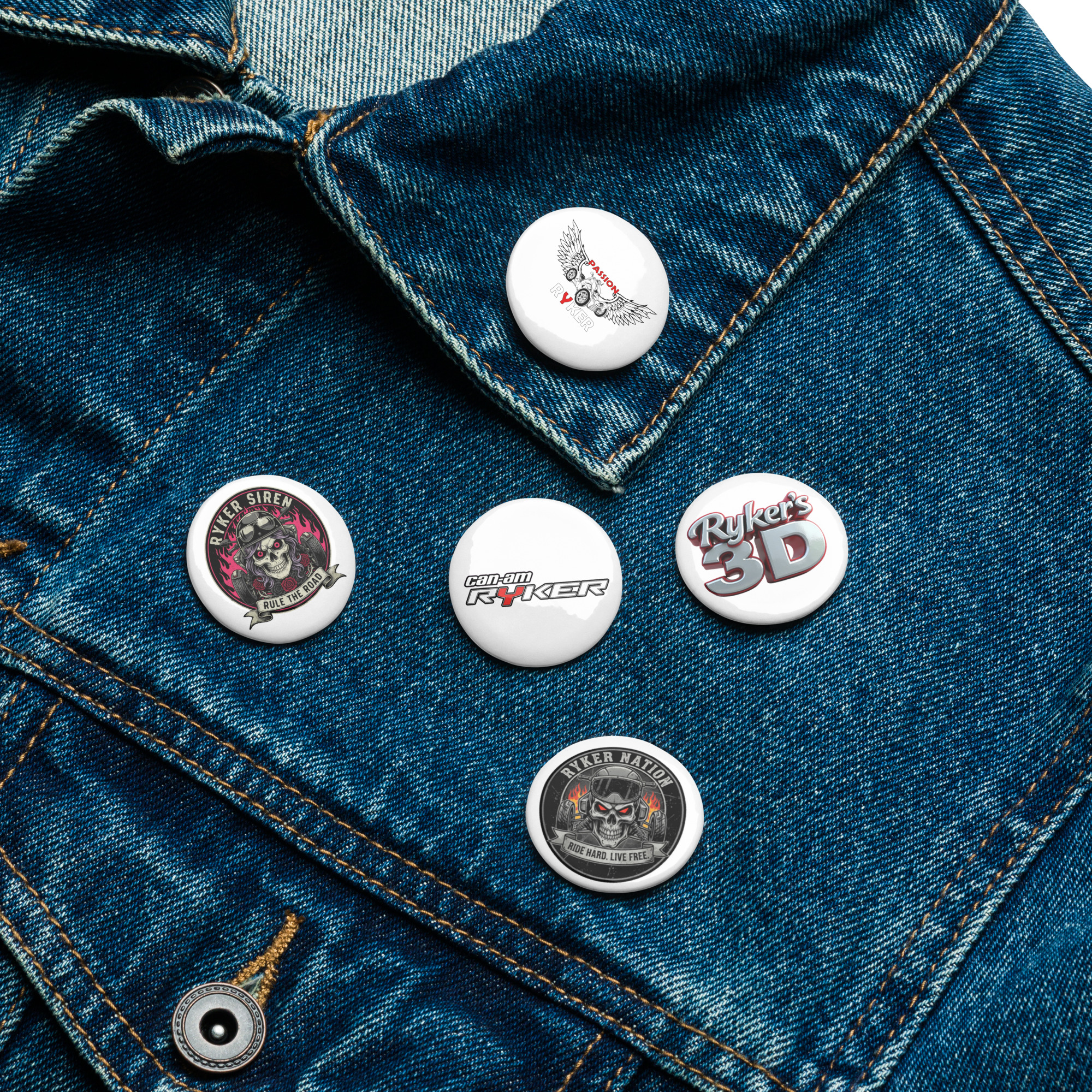 Set de pins Thème ryker