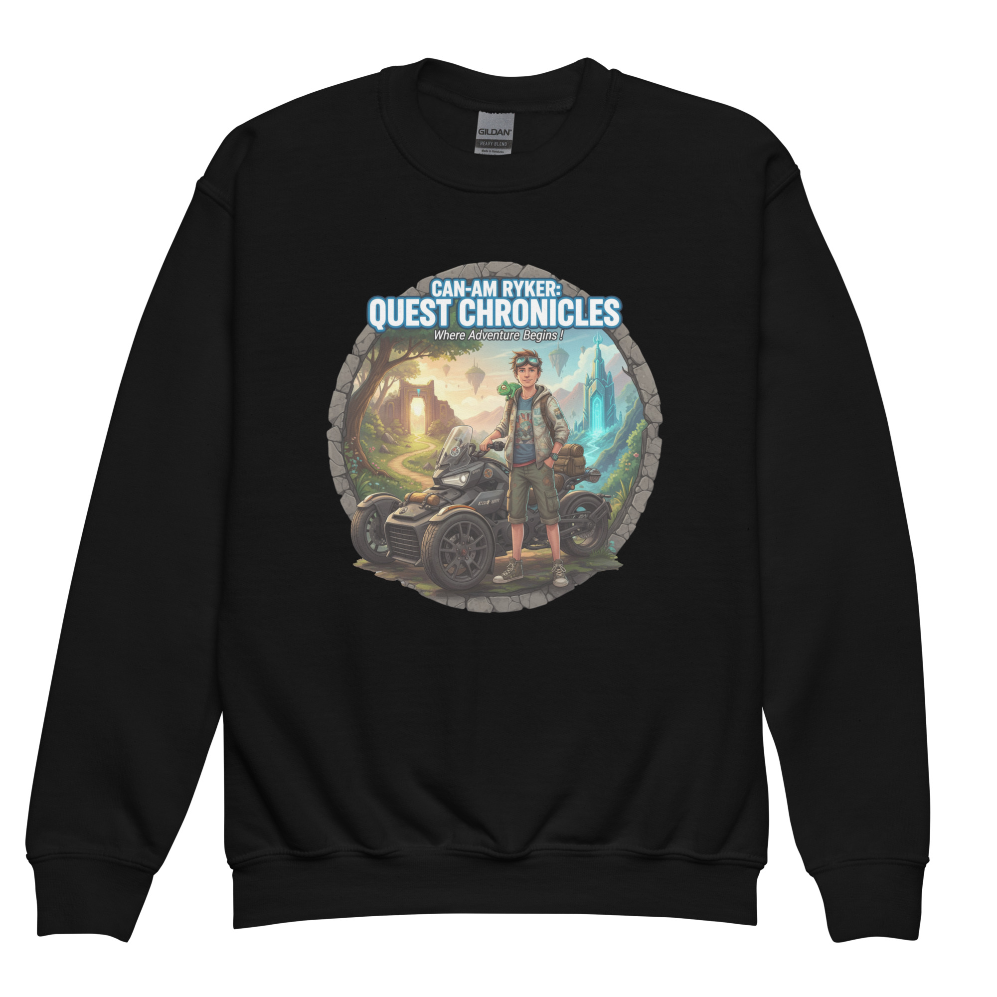 Sweatshirt enfants Can am quest chronicles