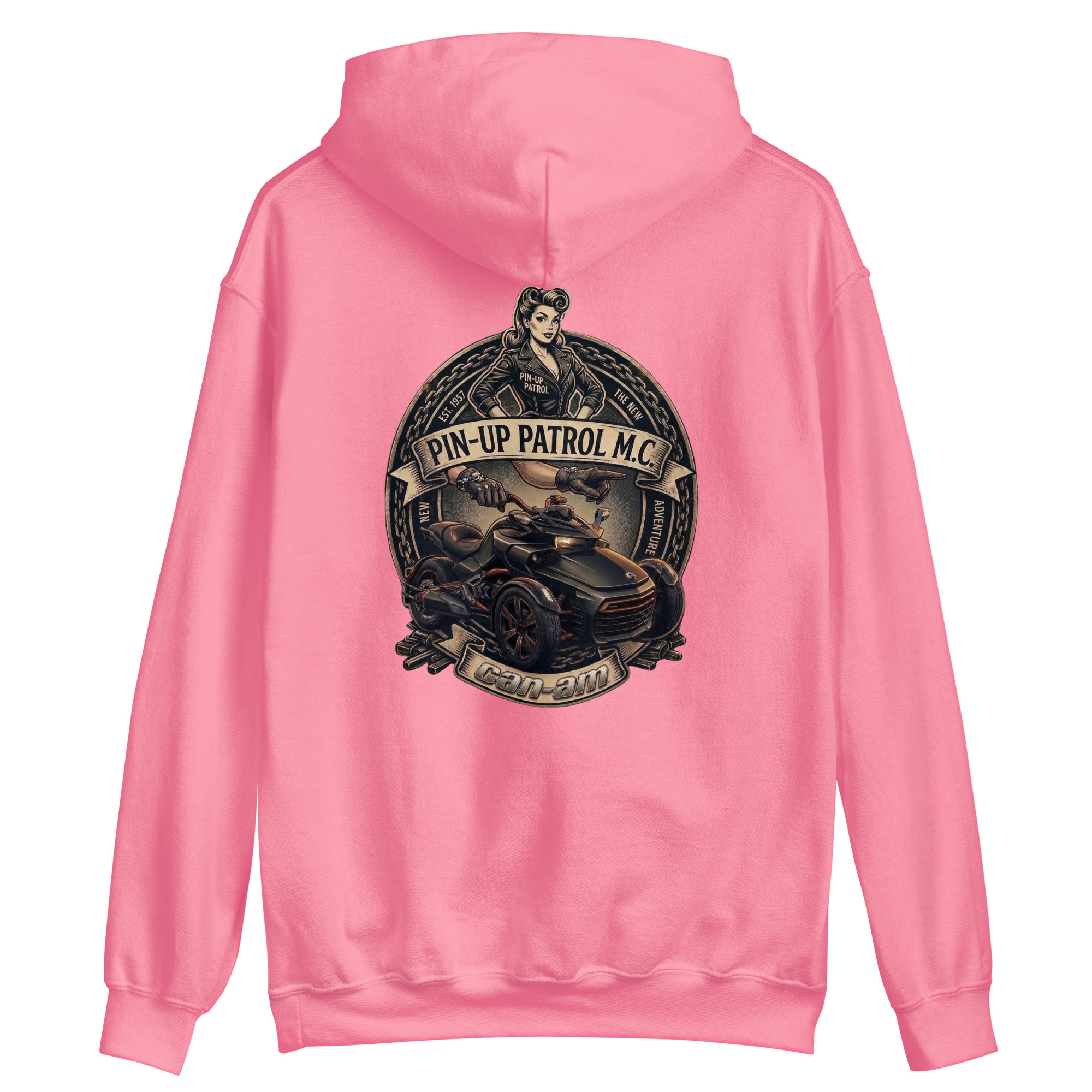 Hoodie femme pin up patrol - can am spyder