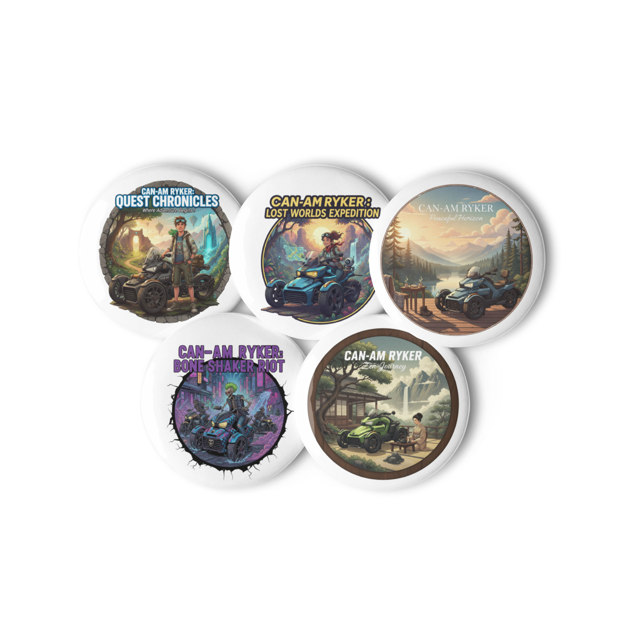 Set de pins Décos ryker