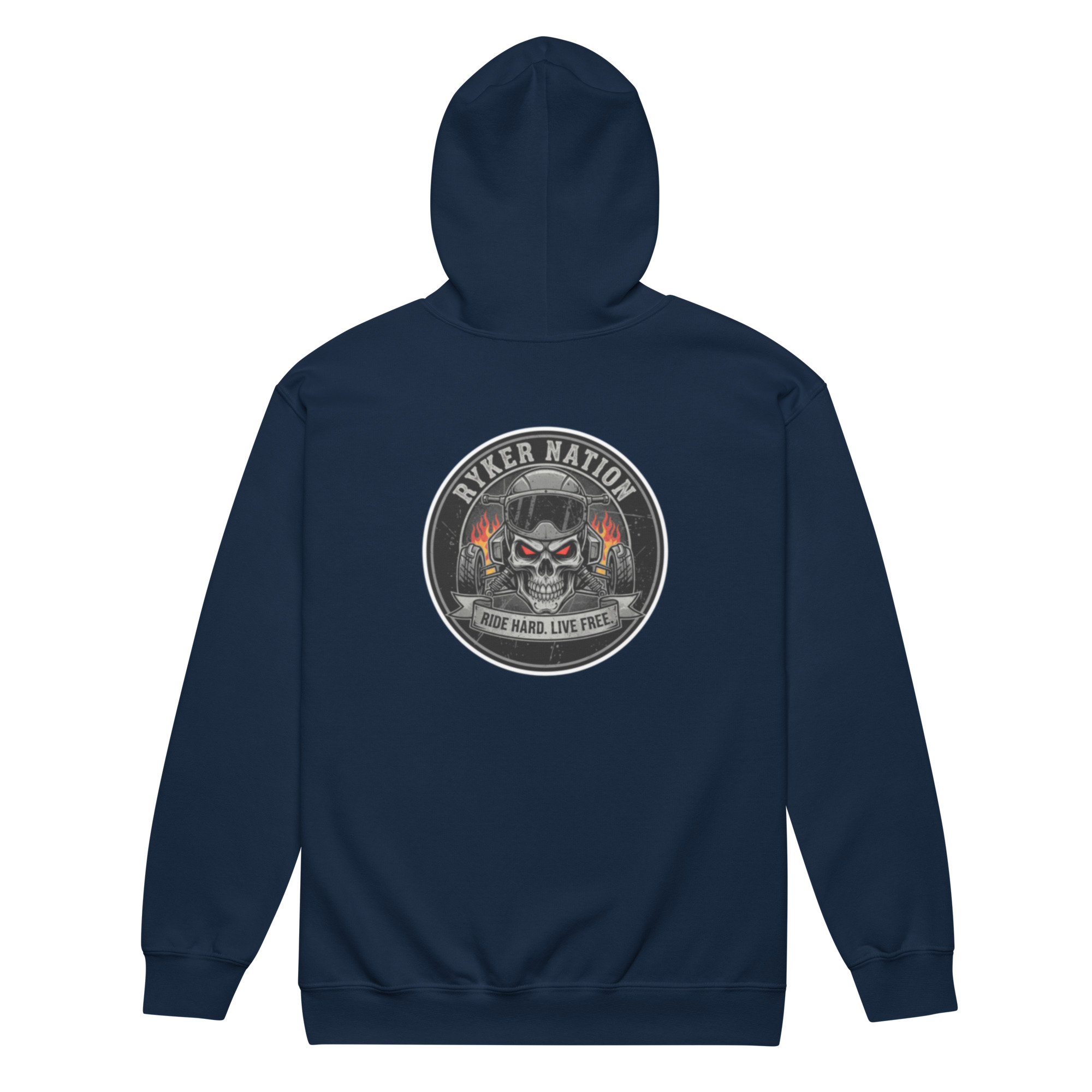 Hoodie Unisex zip Ryker nation