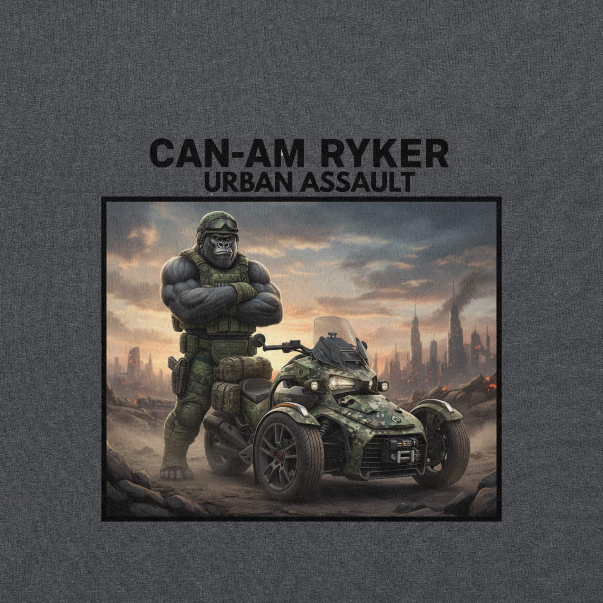 Hoodie Unisex Urban assault