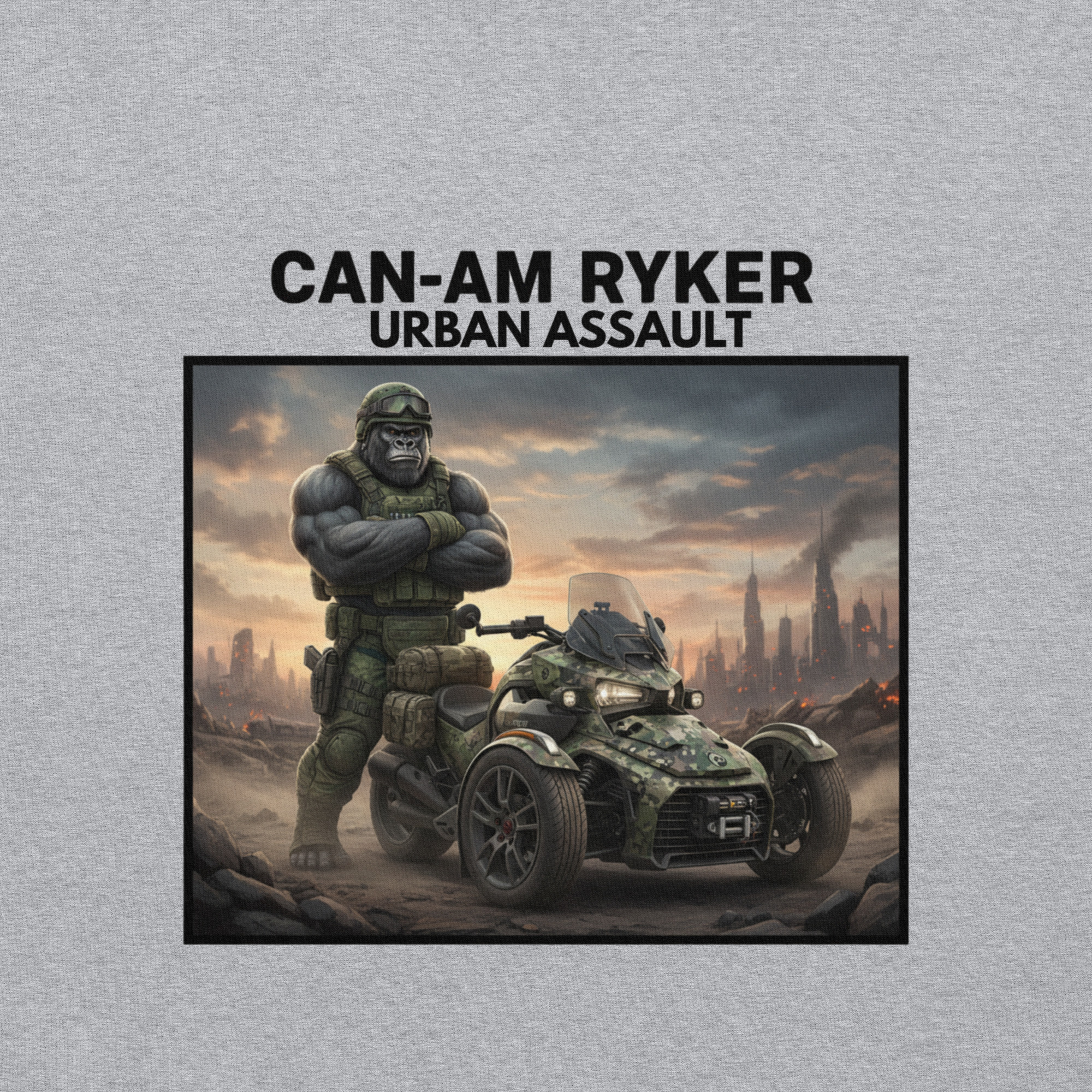 Hoodie Unisex Urban assault