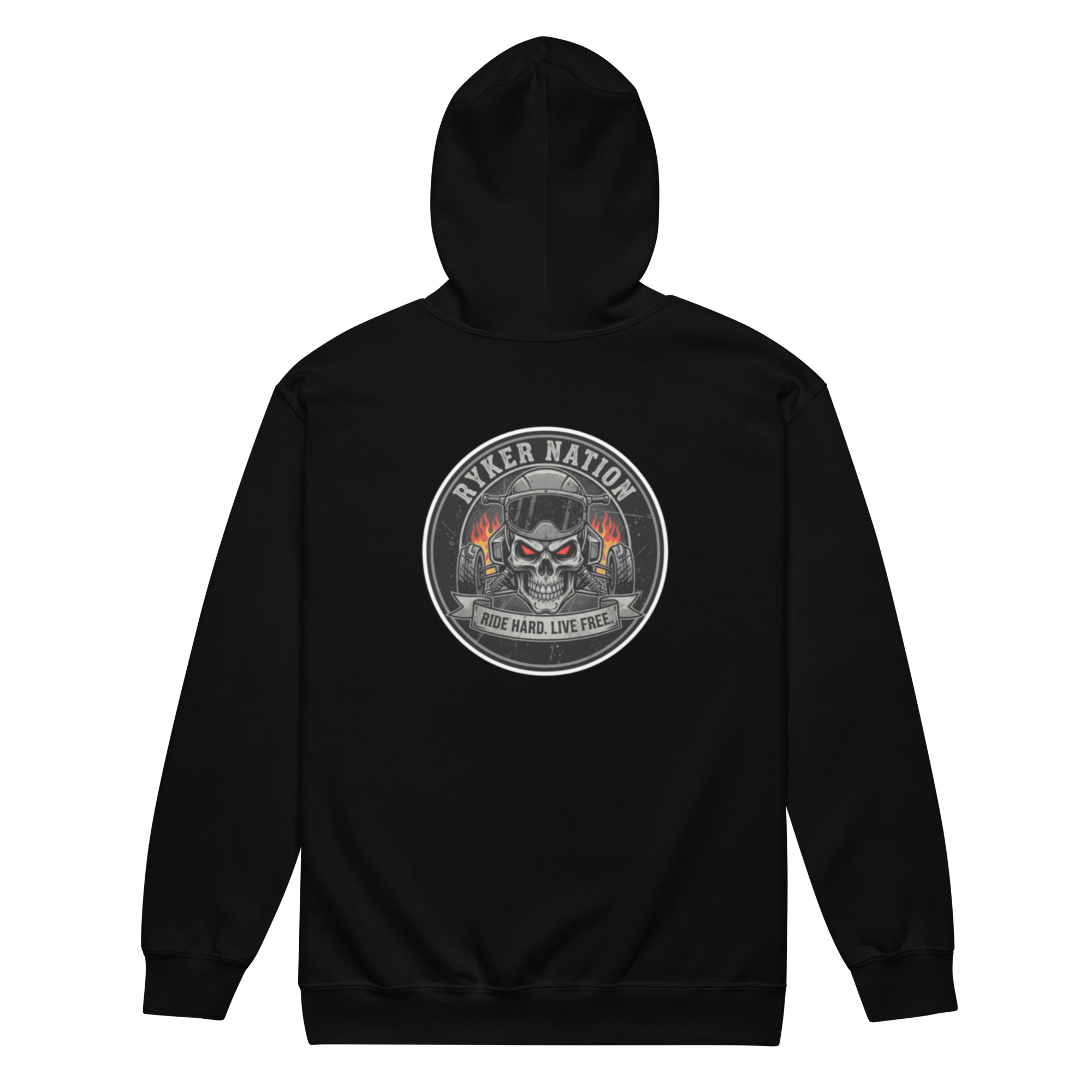 Hoodie Unisex zip Ryker nation