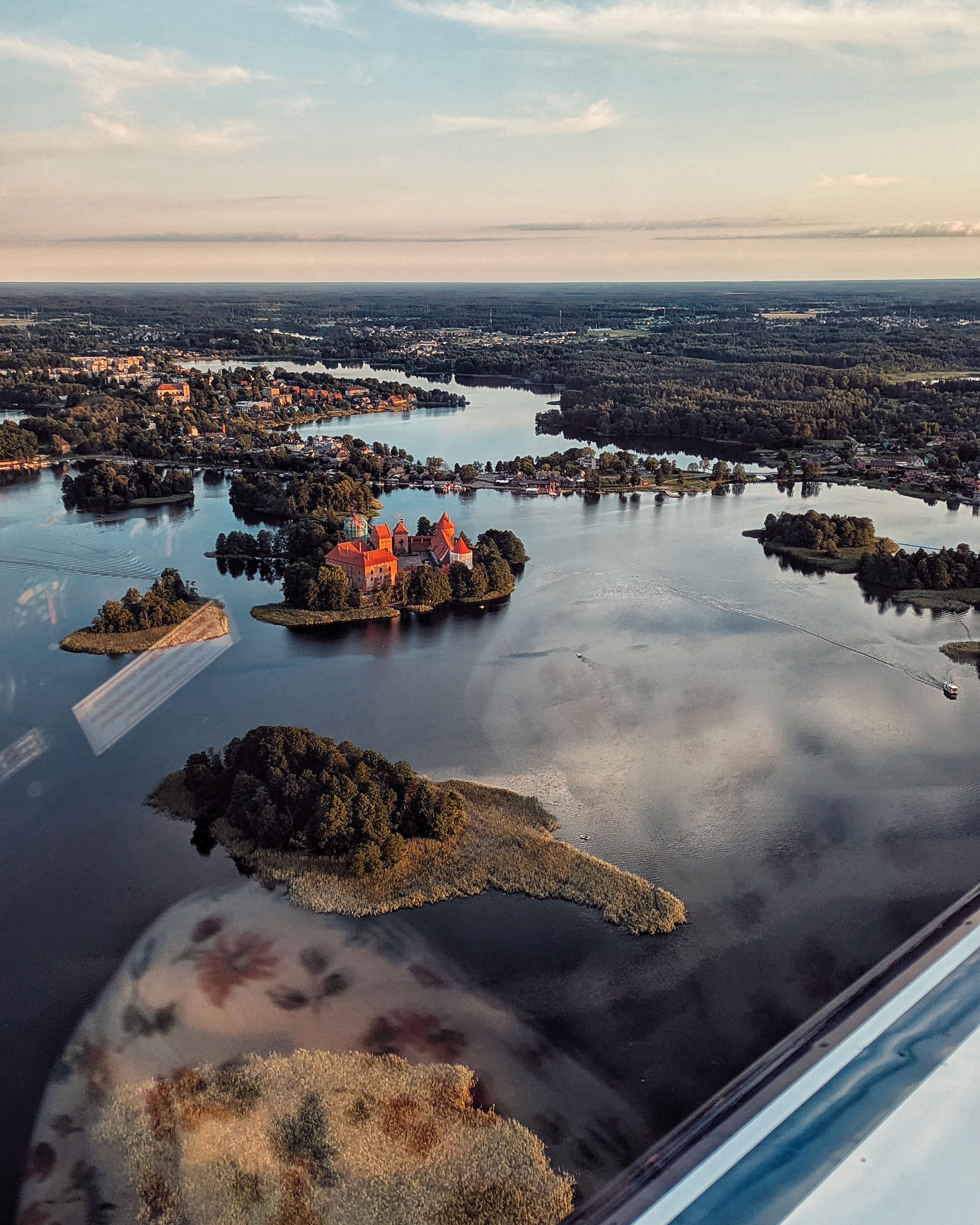Pažintinis skrydis virš Trakų