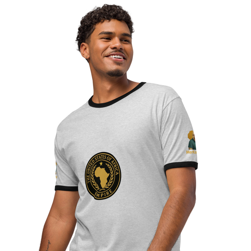MerKaGuinea™Unisex ringer t-shirt