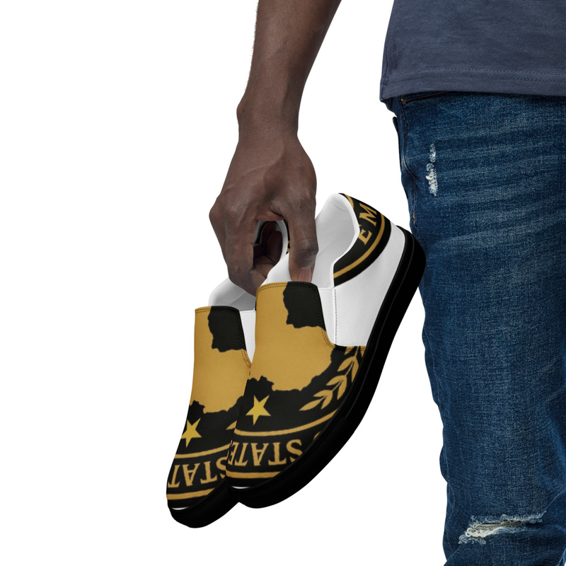 MerKaGuinea™Men’s slip-on canvas shoes