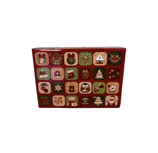 Kalėdinis advento kalendorius iš kaladėlių