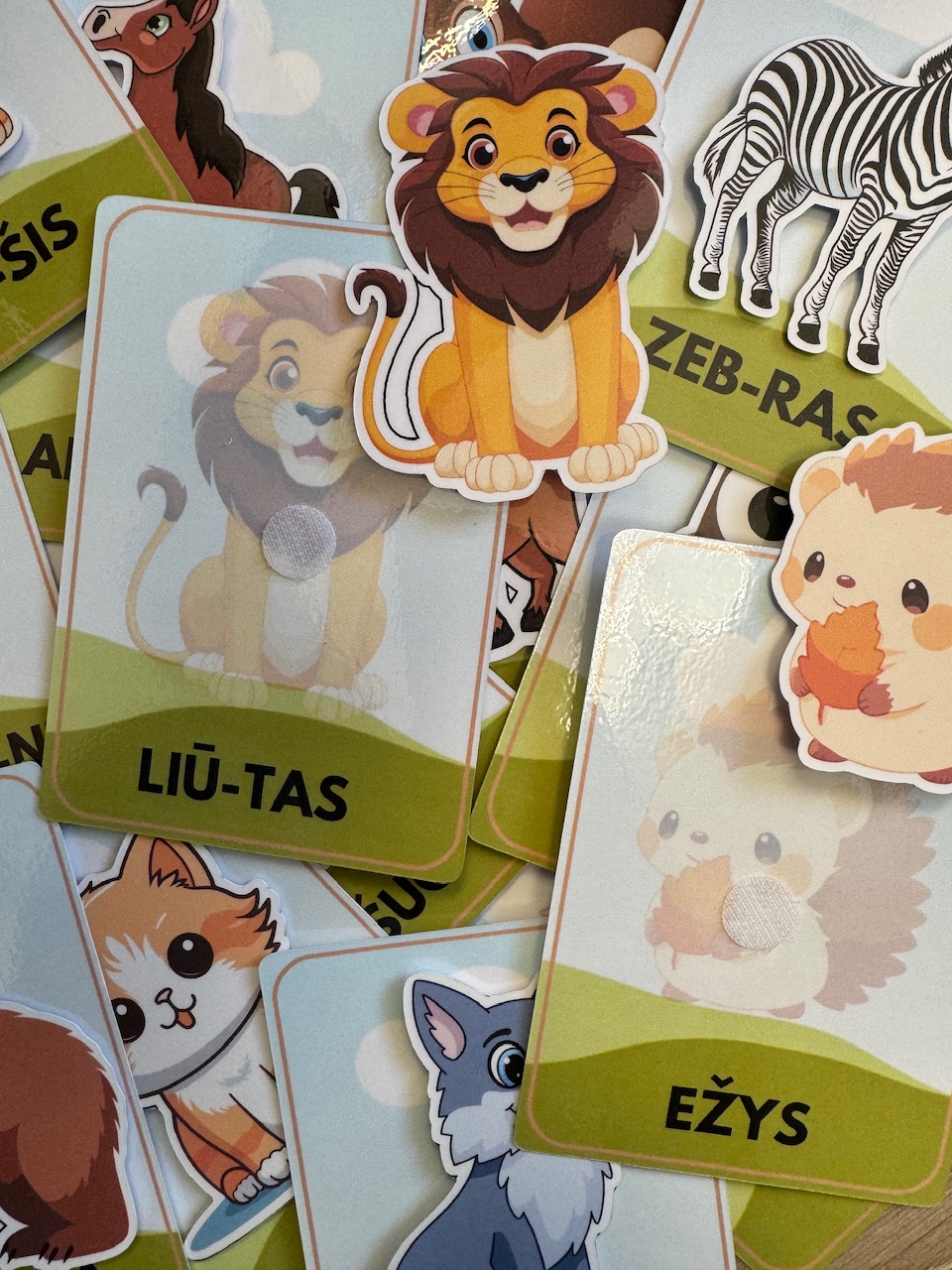 Gyvūnų atpažinimo kortelės