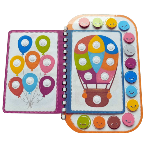 Lavinamoji spalvų knygelė “Šypsenėlės”