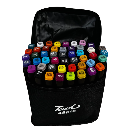 Spalvų žymeklių rinkinys 24/48/80vnt