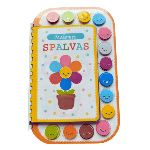 Lavinamoji spalvų knygelė “Šypsenėlės”