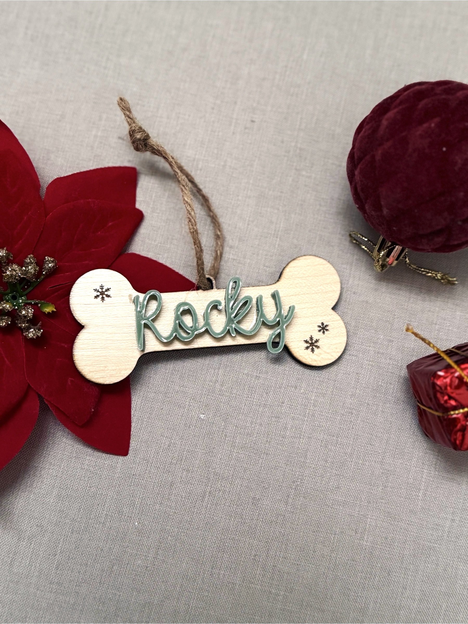 Décoration personnalisée pour chien