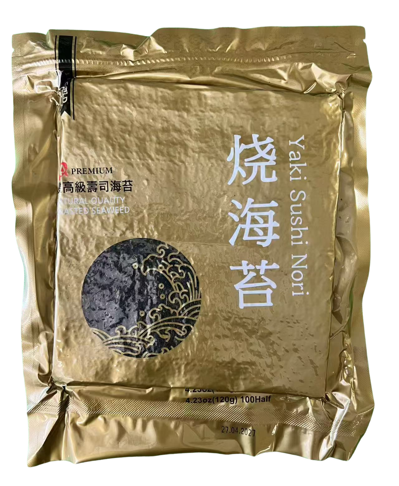 4.23oz Yaki Sushi Nori Premium Gold Roasted Seaweed