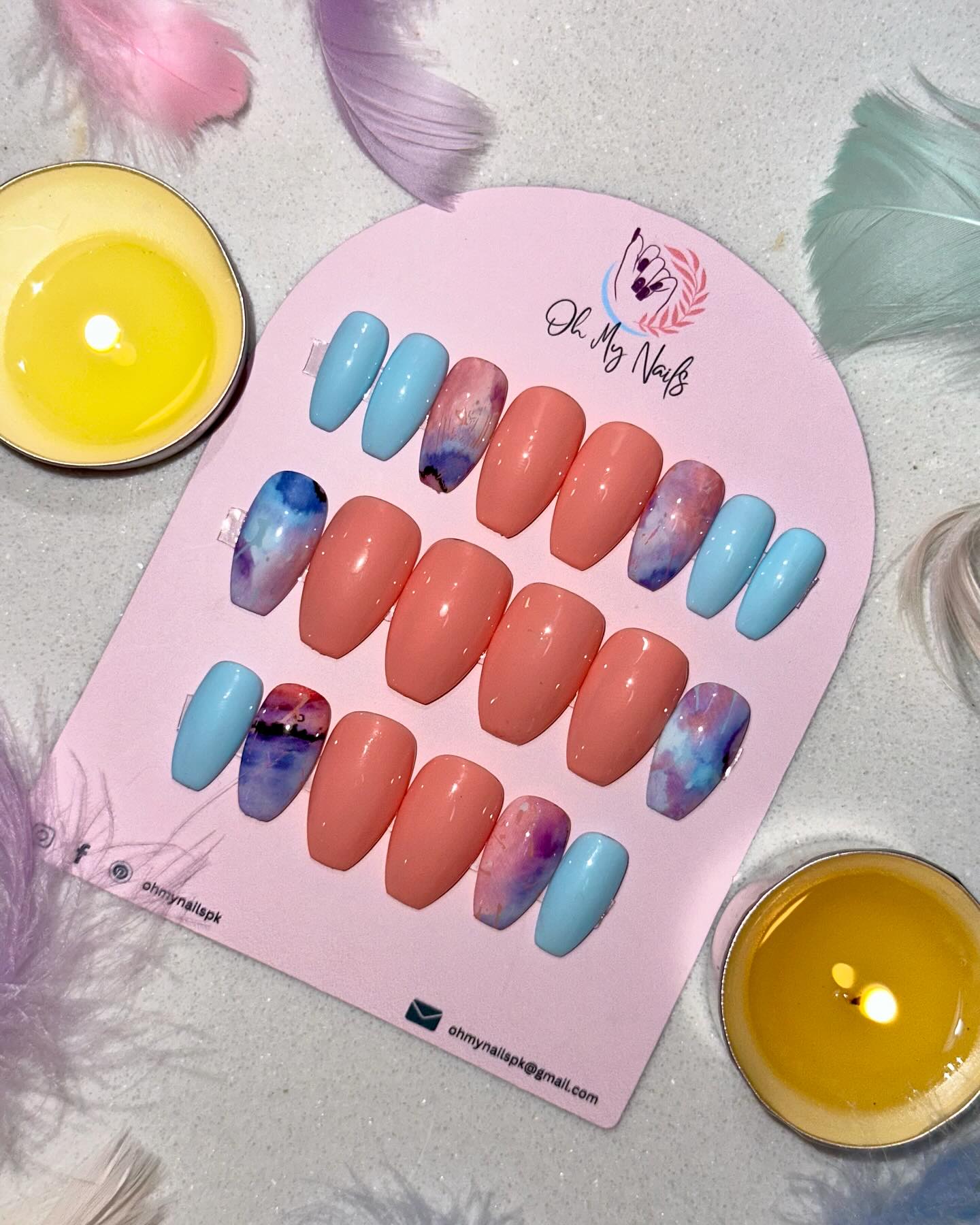 Cotton candy marble 💐