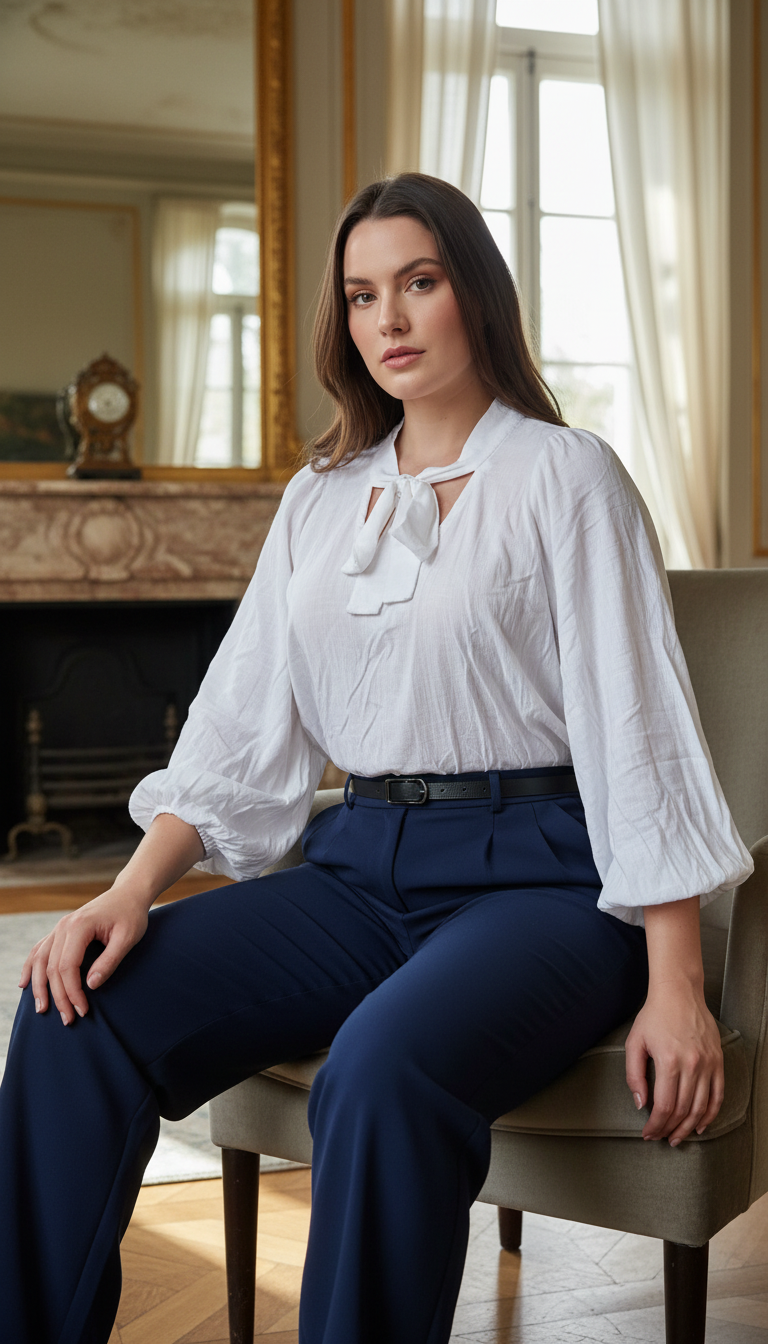 Camisa Premium branca feminina