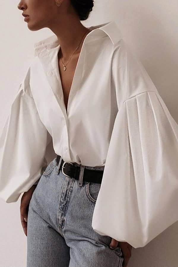 Camisa branca feminina