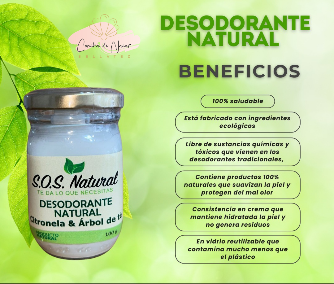 Desodorante Natural 100 gr y 45 gr