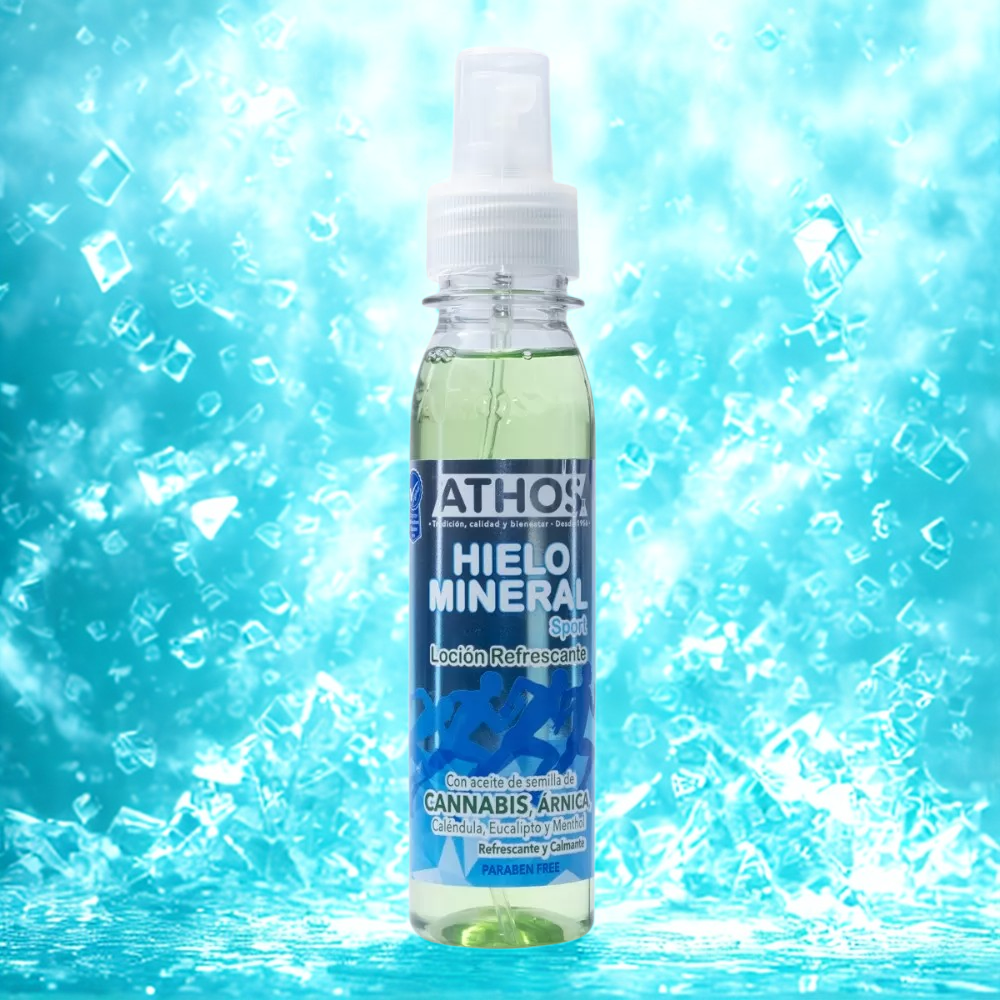 Hielo Mineral Athos Sport con Aceite de Semilla de Cannabis