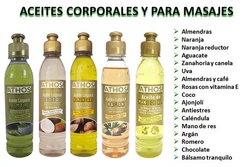 ACEITES CORPORALES ATHOS 250 ML