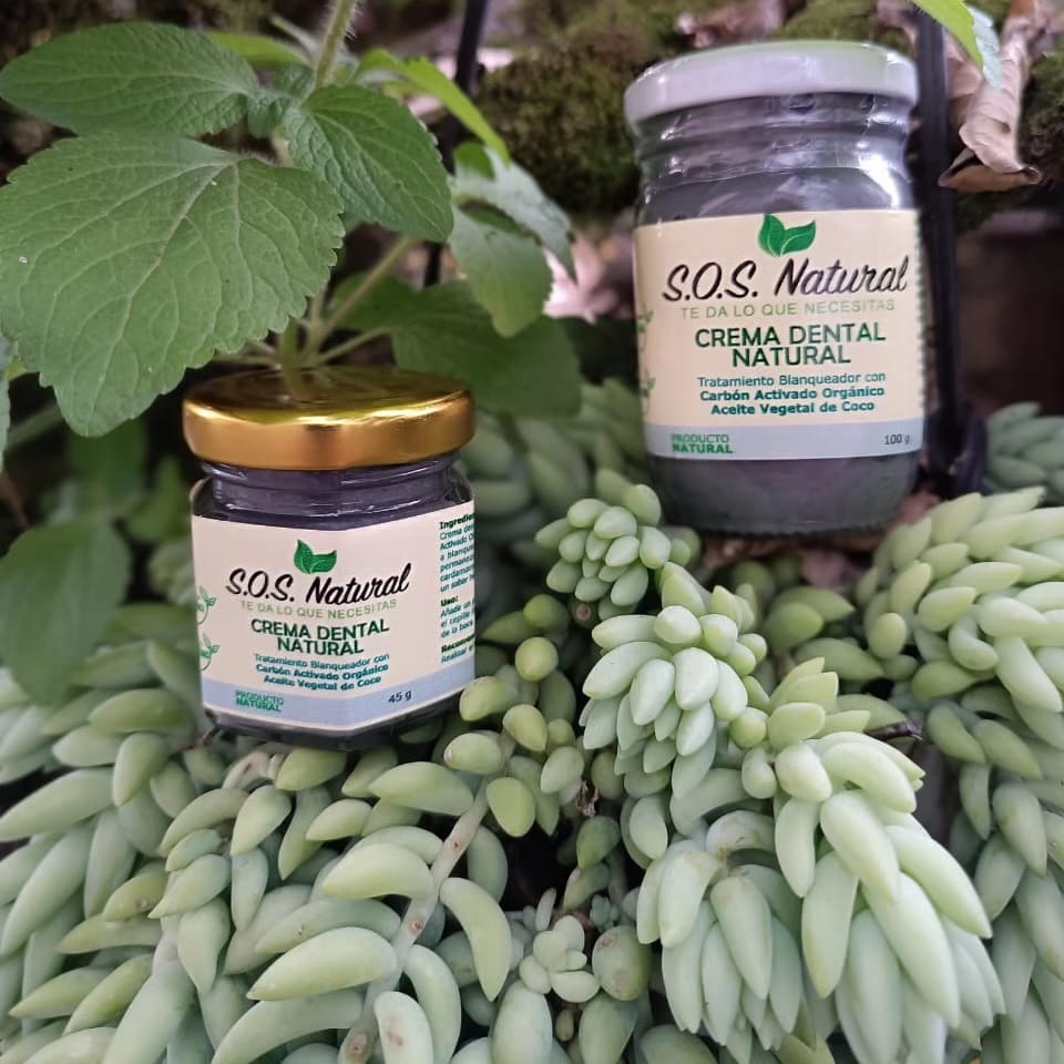CREMA DENTAL NATURAL CON CARBON ACTIVADO 100 GR