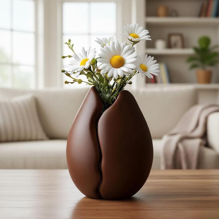 Kahve Çekirdeği Vazo