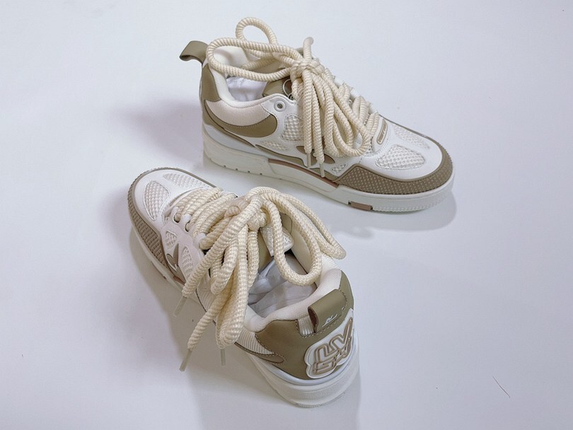 Sneakers Louis Vuitton LV Trainer Beige & White – Premium Edition