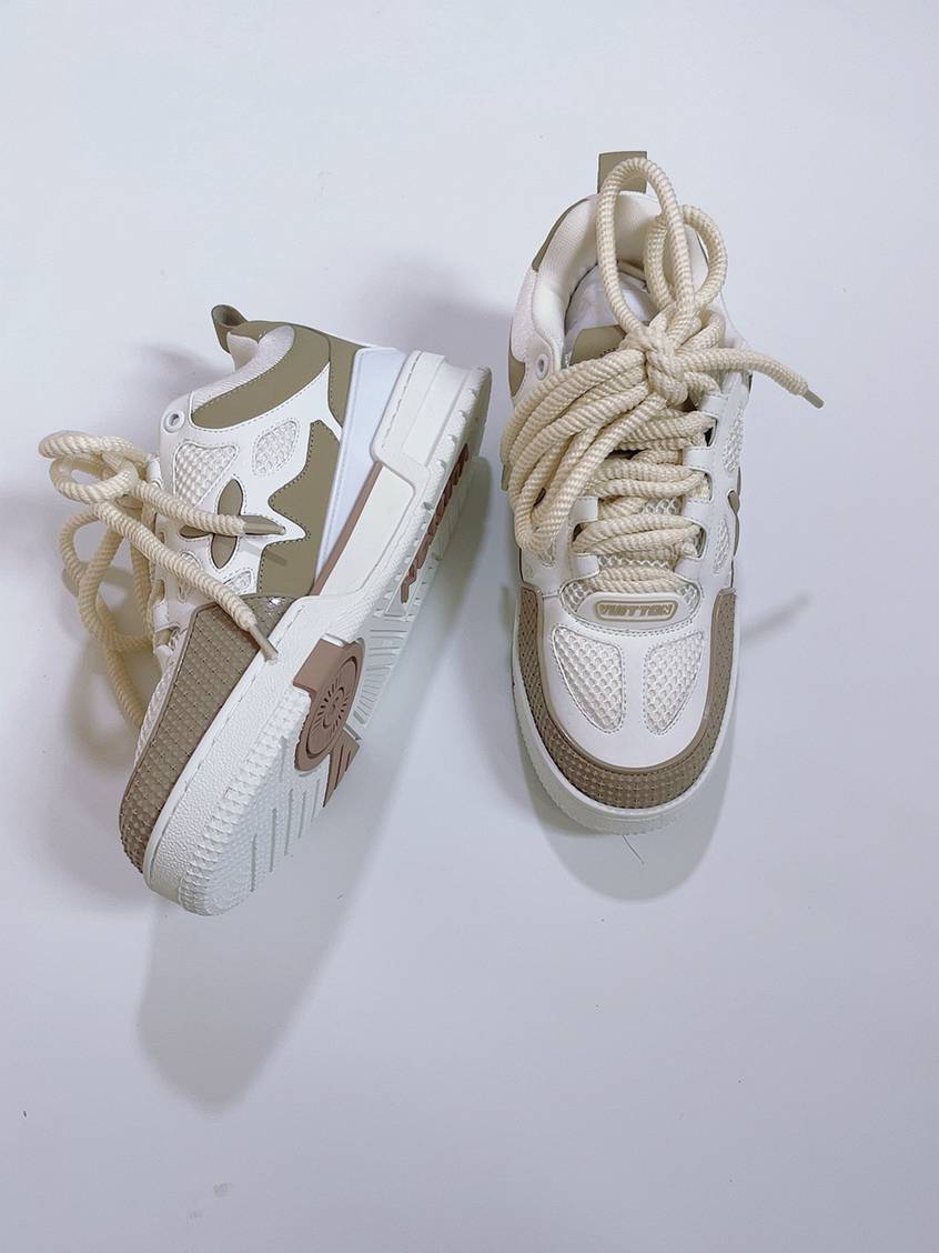 Sneakers Louis Vuitton LV Trainer Beige & White – Premium Edition