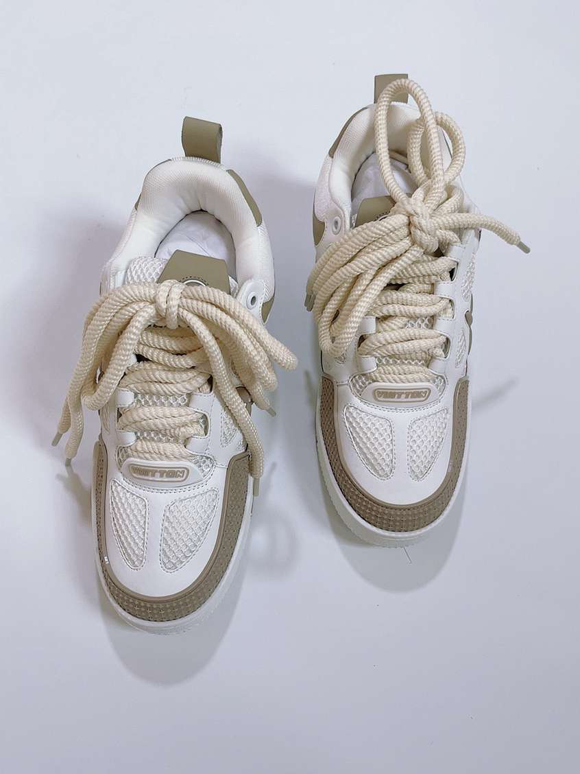Sneakers Louis Vuitton LV Trainer Beige & White – Premium Edition