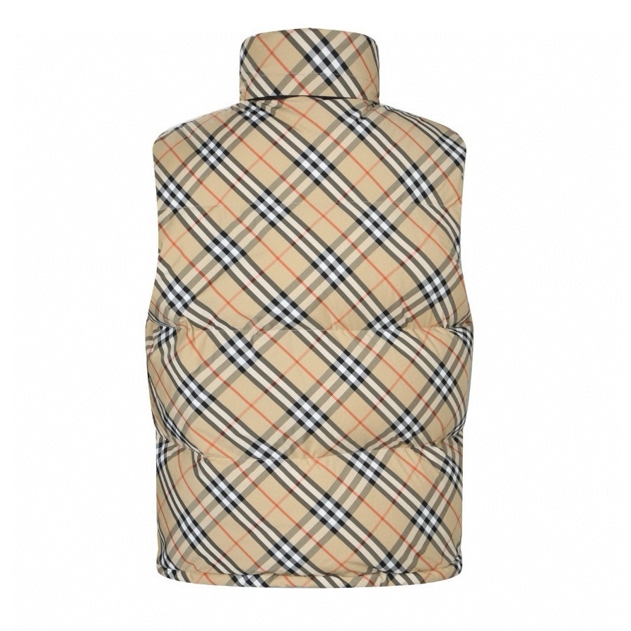 Burberry  smanicato check quilted vest
