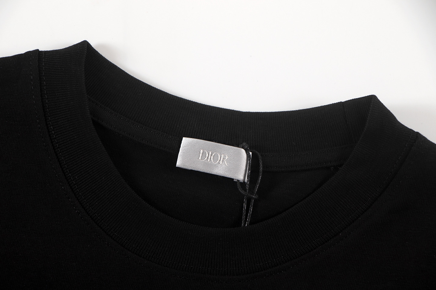 Felpa nera Dior Logo