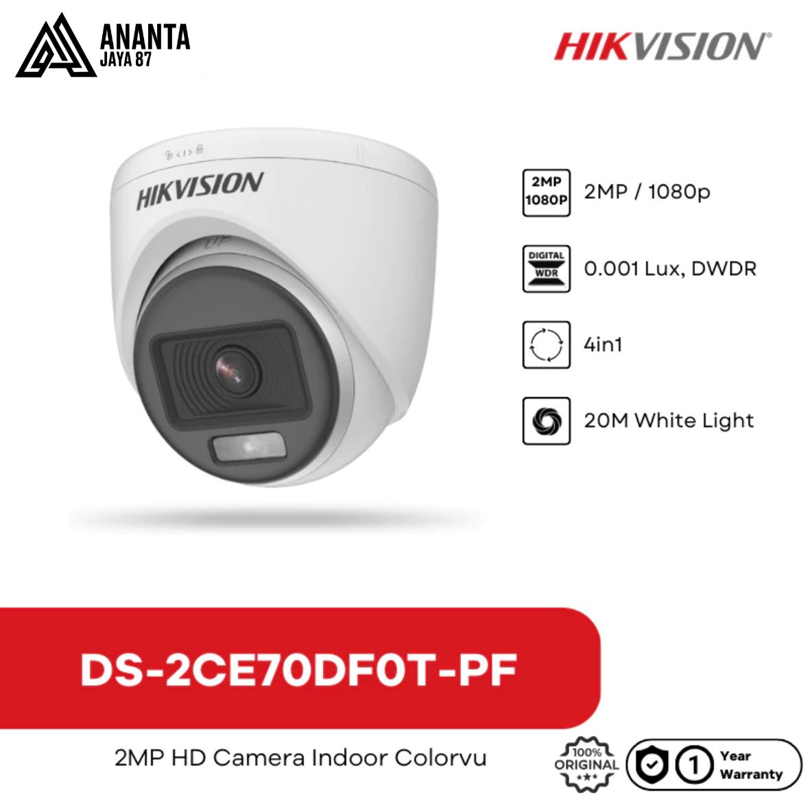Hikvision DS-2CE70DF0T-PF