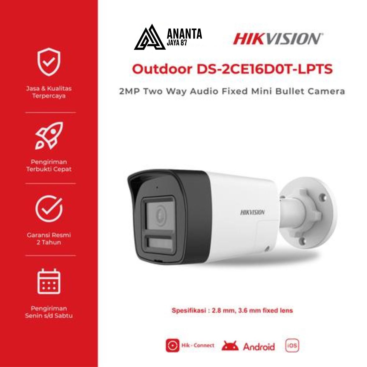 Hikvision DS-2CE16D0T-LPTS