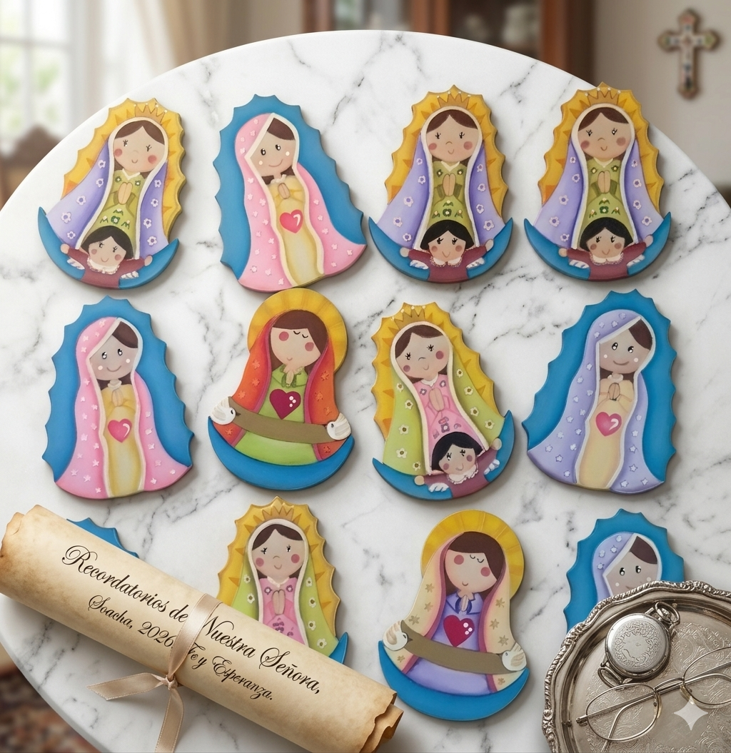 "Virgencitas" Recordatorio Imán 