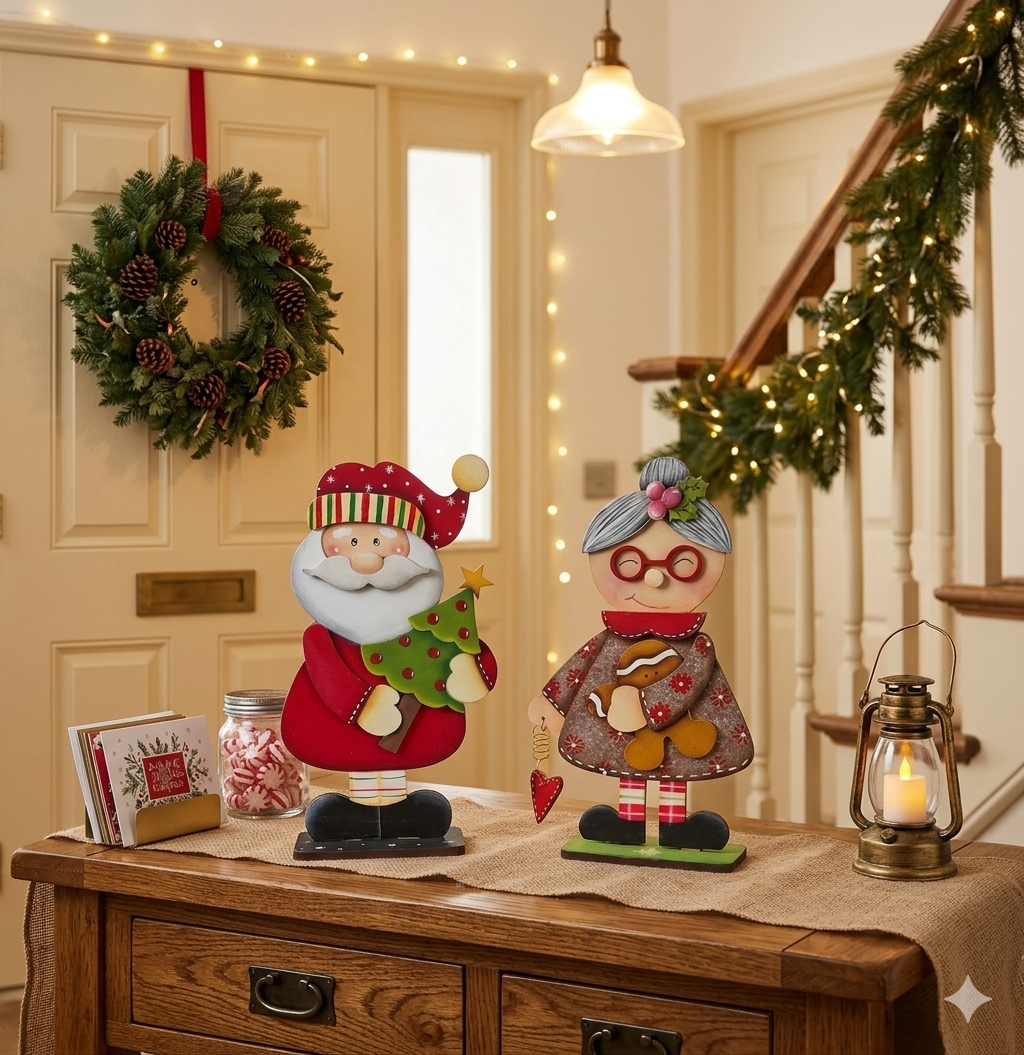 "Sr & Sra Claus"