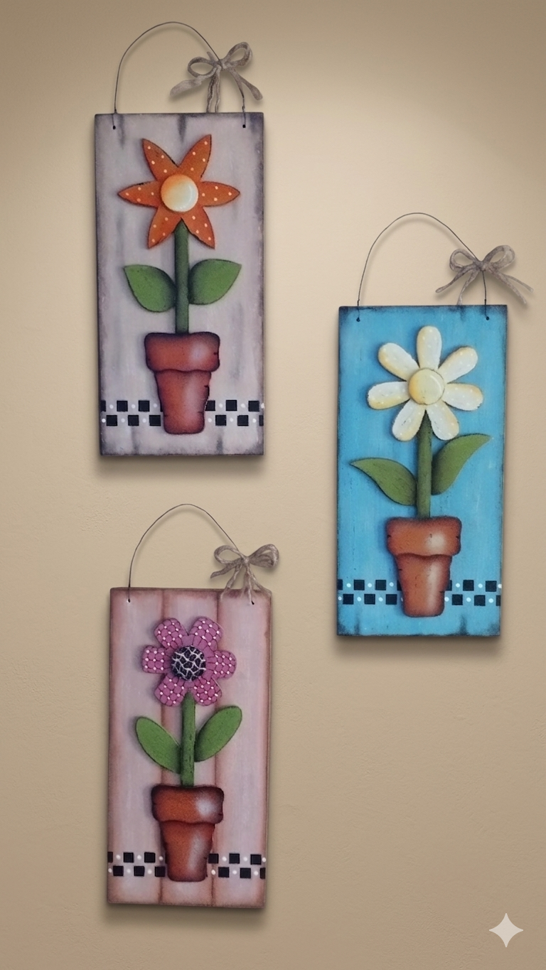 Tríptico de Flores