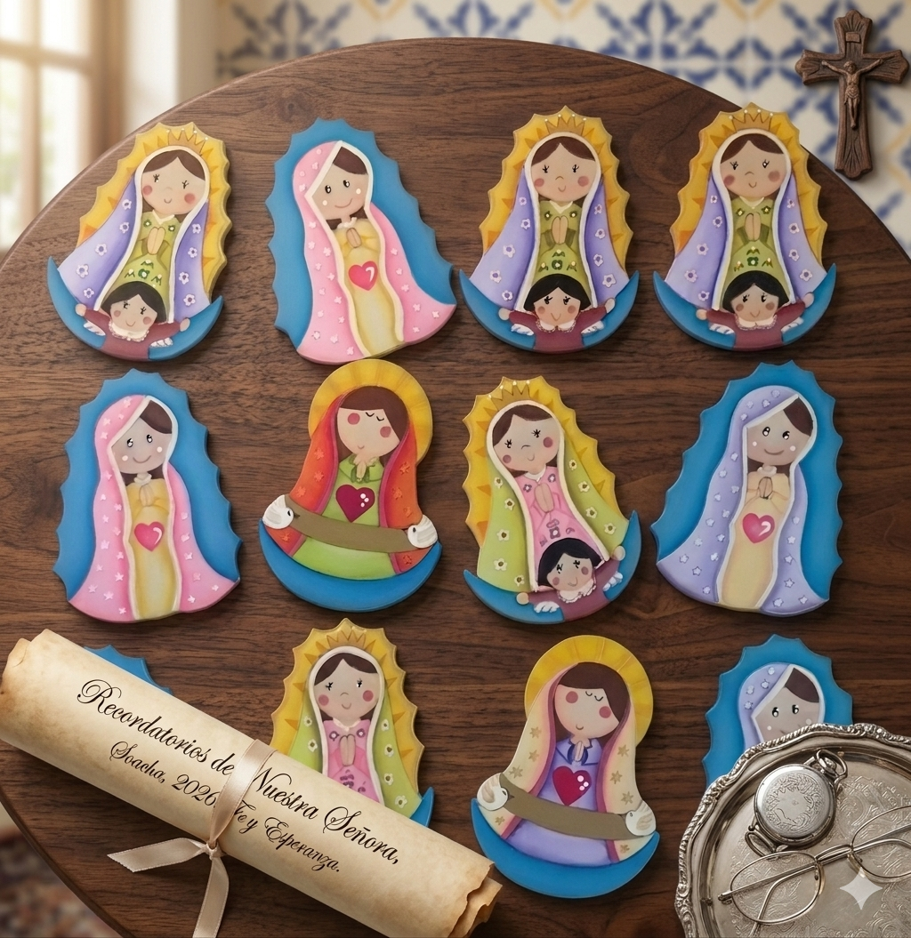 "Virgencitas" Recordatorio Imán 