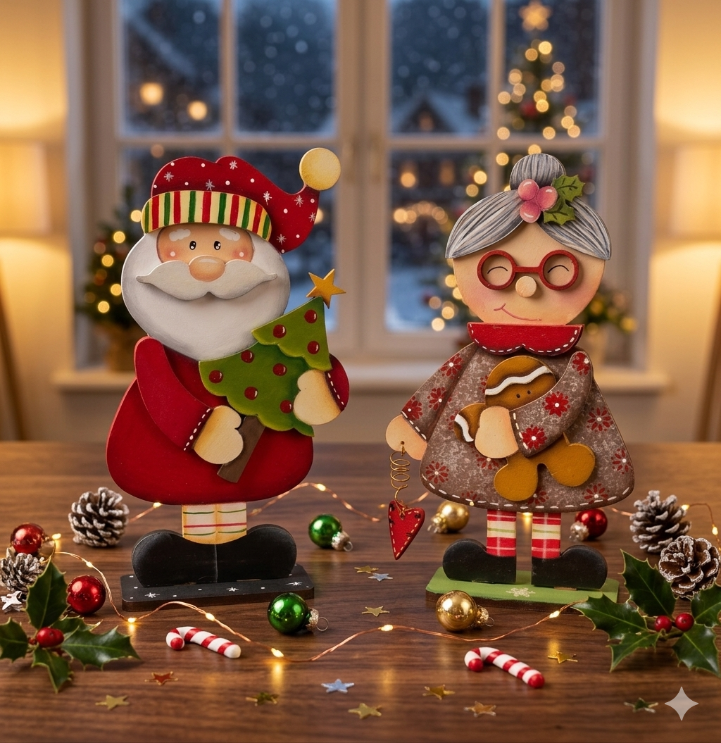 "Sr & Sra Claus"