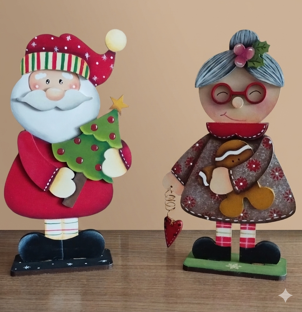 "Sr & Sra Claus"