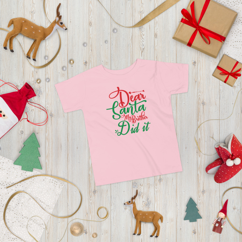 Dear Santa Brother Toddler
