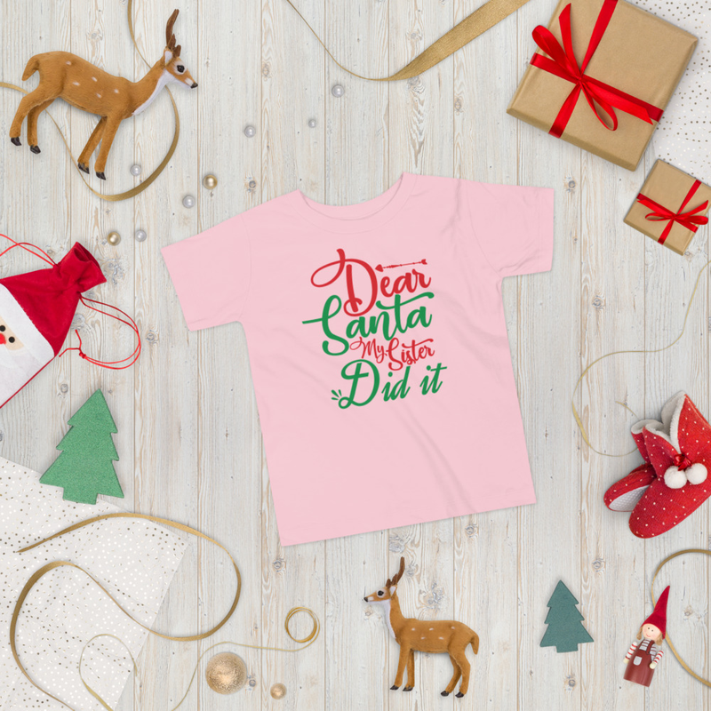 Dear Santa Sister Toddler