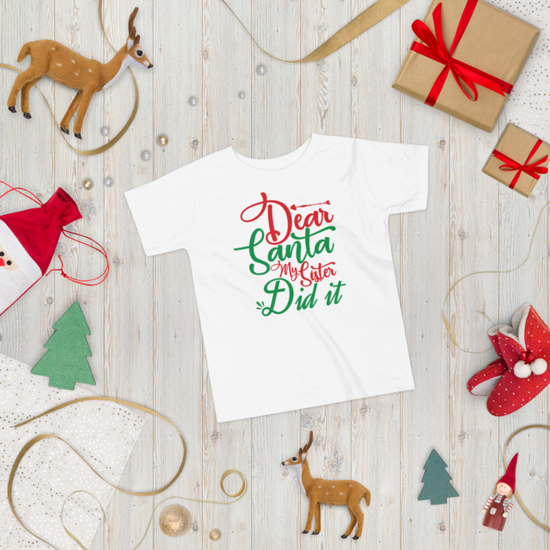 Dear Santa Sister Toddler