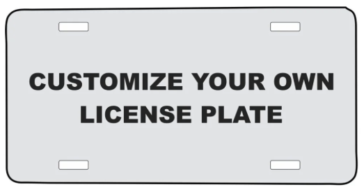 Custom License Plate